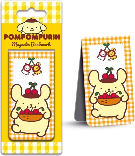 Semn de carte magnetic Pom Pom Purin Cherries - 1 bucată