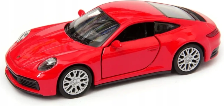 Model metalic Welly Porsche 911 Carrera 4S 1:34 roșu