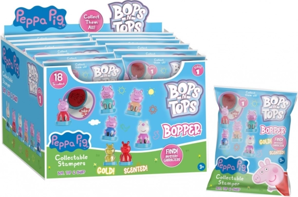 Ștampile Peppa Pig Bops Tops