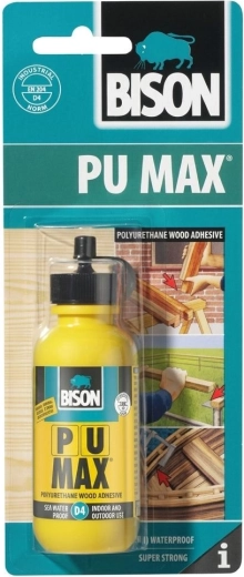 Adeziv poliuretanic BISON pentru lemn D4, 75 g