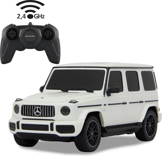 Jamara Mercedes‑AMG G 63 mașină cu telecomandă 1:24 albă 2,4 GHz - 1 bucată