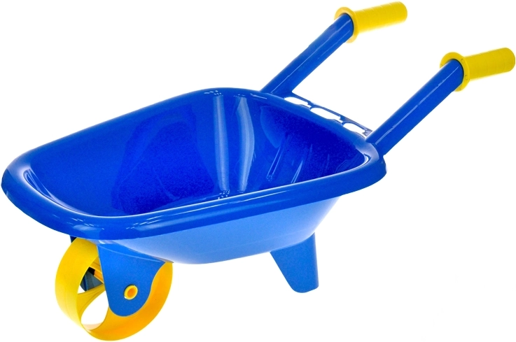 Roabă din plastic pentru copii albastră 60 × 25 × 30 cm