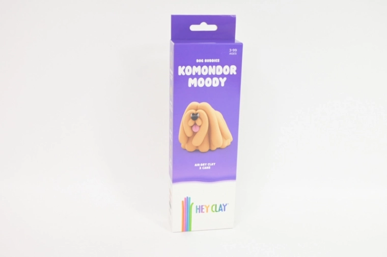 Hey Clay Prieteni Căței Komondor – plastilină creativă de modelat (3 pachete)