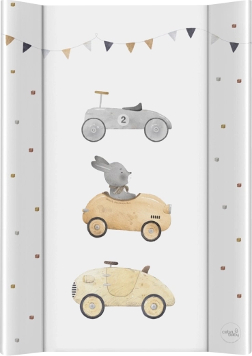 Ceba Baby saltea moale profilată pentru schimbat scutece pe comodă 50 × 70 cm basic bunny driver