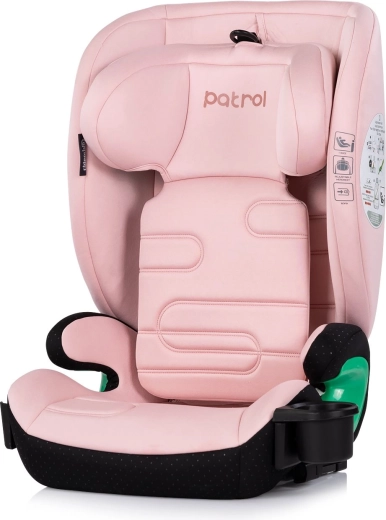 Scaun auto Chipolino Patrol i-Size ISOFIX powder pink 100–150 cm