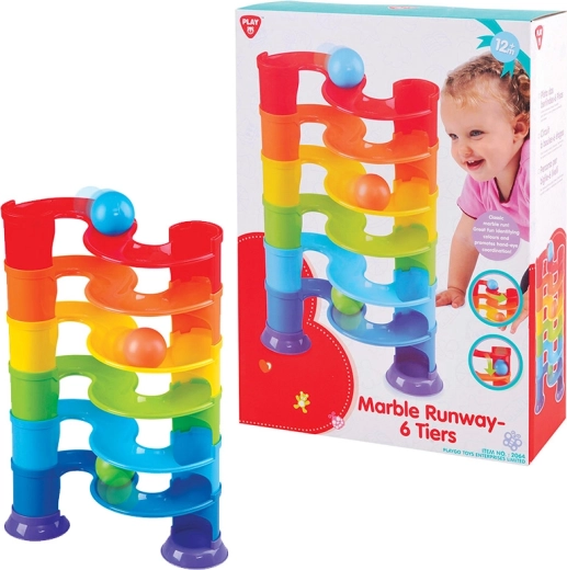 PLAYGO Circuit de bile cu 6 niveluri