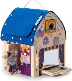 Căsuță din lemn cu iluzii optice Lilliputiens