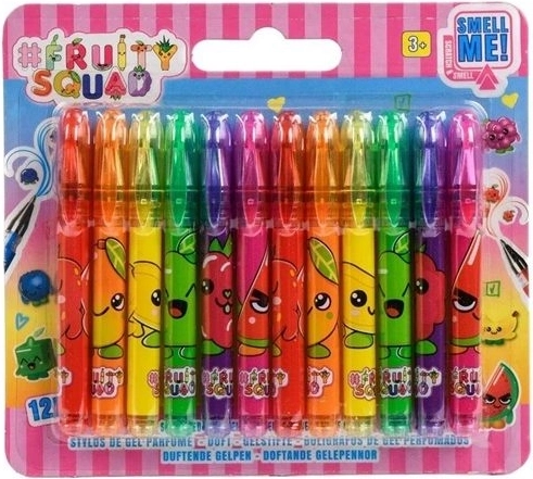 Fruity Squad set parfumat de mini pixuri cu gel (12 buc.)