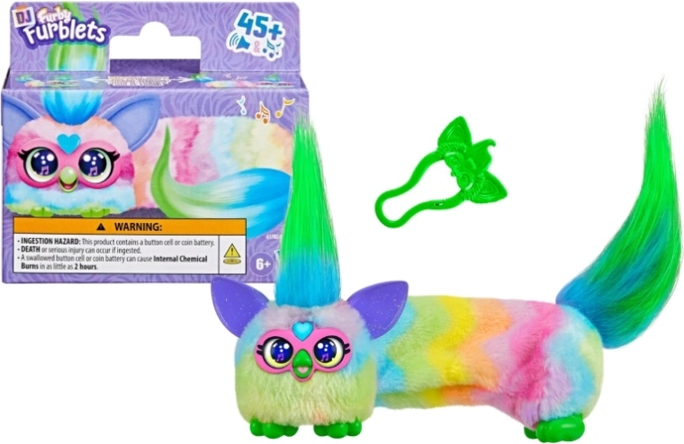 Furby DJ Furblet Can Dee Swirl jucărie interactivă de pluș