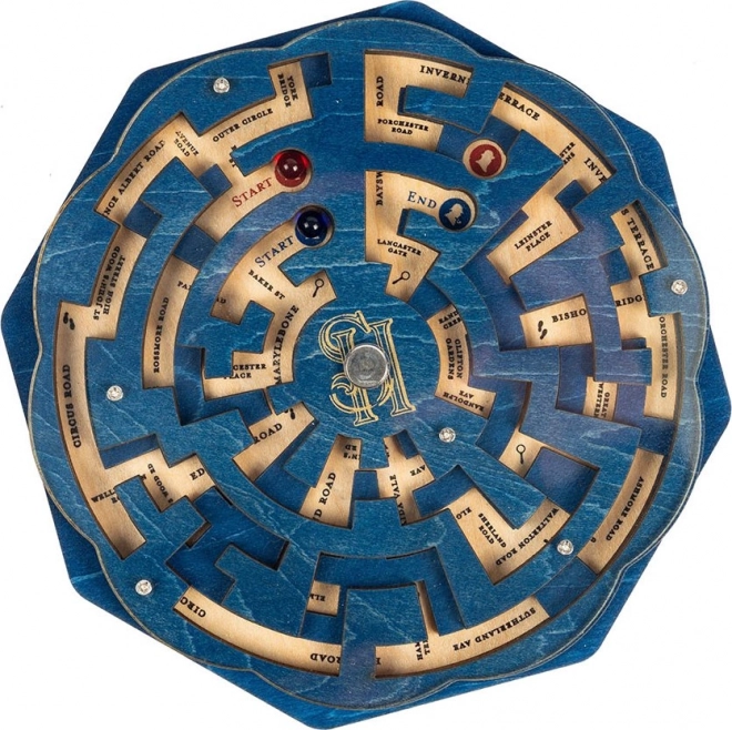 Puzzle Sherlock Holmes: Cazul bârlogului lui Moriarty – labirint rotativ de la PROFESSOR PUZZLE