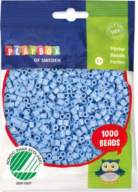 Mărgele de călcat Playbox pastel albastru 1000 buc