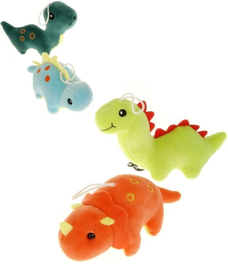 Breloc din pluș dinozaur 15 cm - 1 bucată