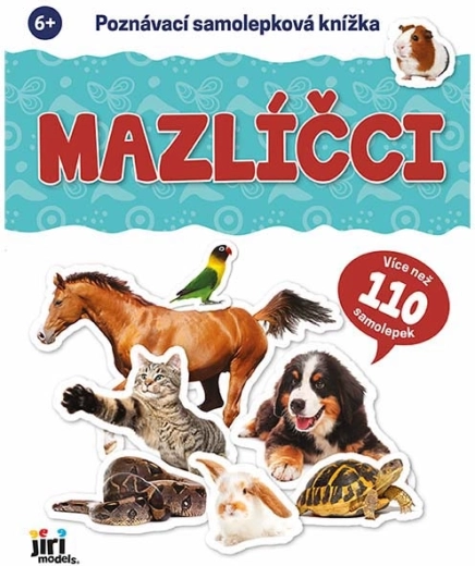 Carte cu autocolante educativă: Animăluțe de companie