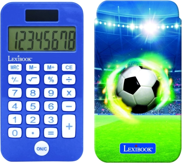 Lexibook calculator de buzunar cu motiv fotbalistic