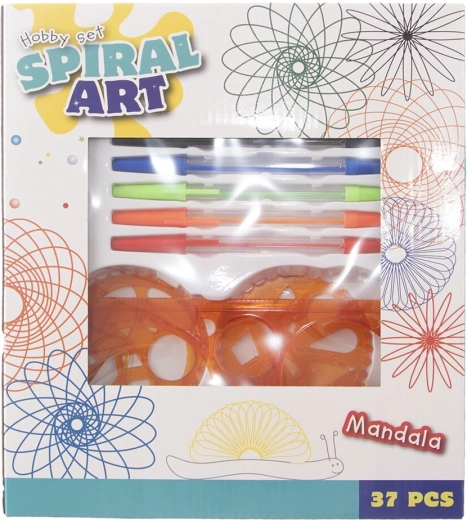 Set creativ pentru pictarea mandalelor, 37 piese