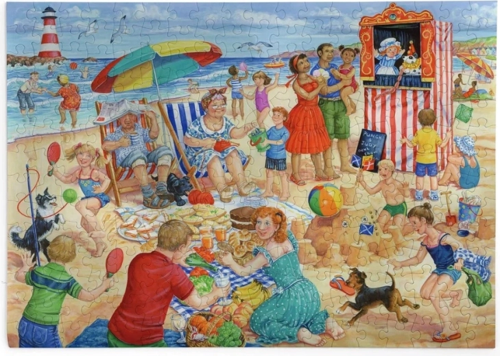 Puzzle House of Puzzles Excursie la mare, 250 de piese mari