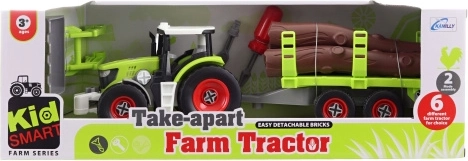 Tractor de asamblat cu remorcă
