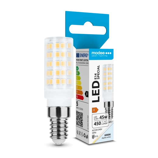 Modee Lighting bec LED ceramic E14 4,3 W alb rece 360°