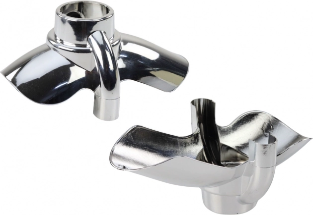 Aripi de noroi din plastic PRO700 argintii