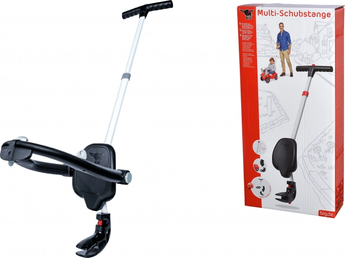 BIG mâner cu spătar și protecție de siguranță pentru trotinetele fără pedale Bobby Car