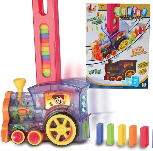 Trenuleț domino cu 100 de piese