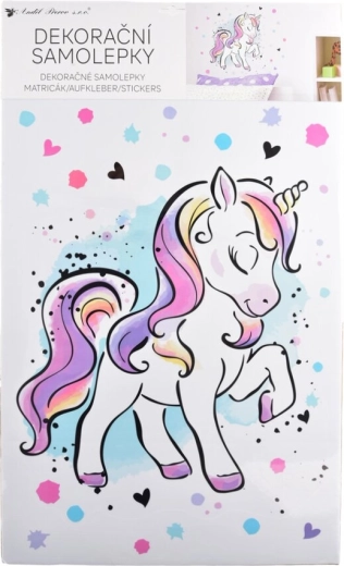 Autocolant de perete cu unicorn 42 × 60 cm