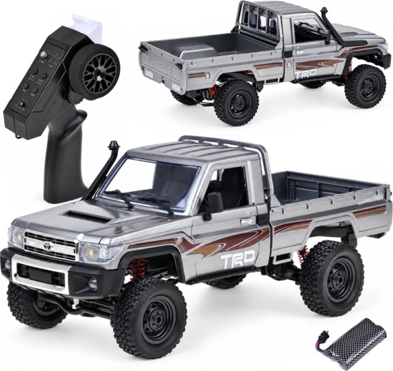 Model Toyota Land Cruiser Pickup 4×4 cu telecomandă, la scara 1:12