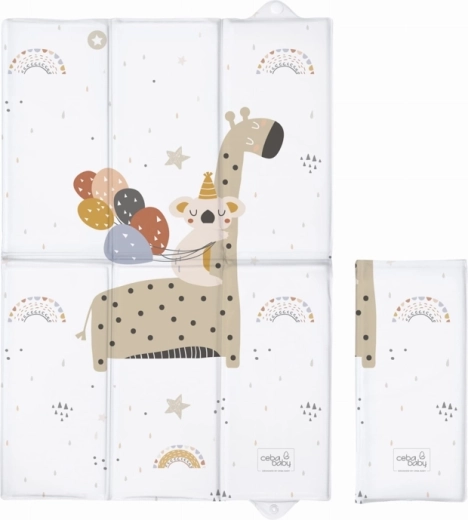 Ceba Baby saltelă de schimbat pliabilă pentru călătorie giraffe 40 × 60 cm