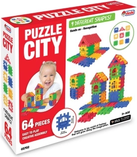 Set de construcție oraș 64 de piese