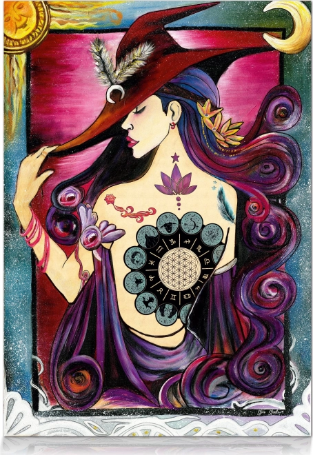 Puzzle Doamna zodiacului 1000 de piese