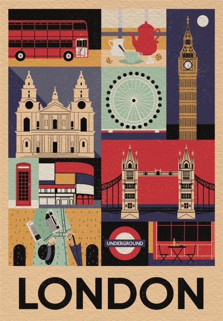 CLEMENTONI Puzzle Style in the City: Londra 1000 piese