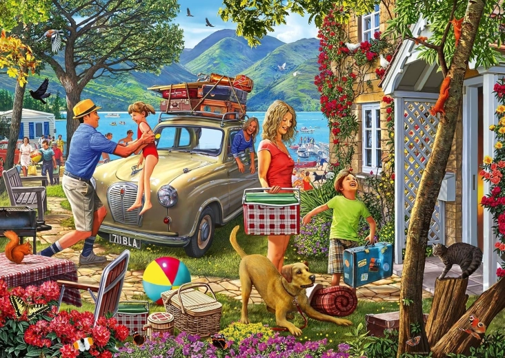 Puzzle Refugiul de vacanță 1000 piese