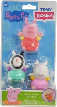 TOMY Peppa Pig figurine pentru apă, set 3 buc.