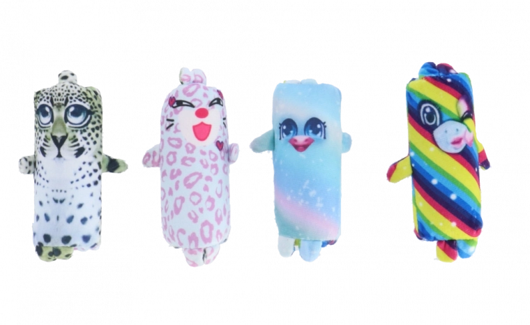 Fidget Fluffy Flipper – animăluț de pluș reversibil 2‑în‑1