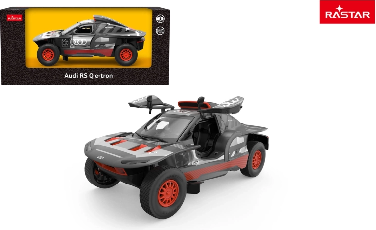 Mașină model metalică Rastar Audi RS Q e-tron 1:24 gri