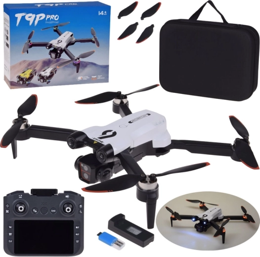 Dron pliabil cu cameră și card de memorie