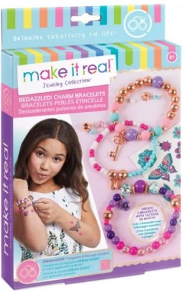 Make It Real set de brățări și tatuaje – flori