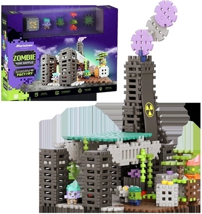Set de construcție Marioinex Mini Waffle Zombie Mroczná továrna