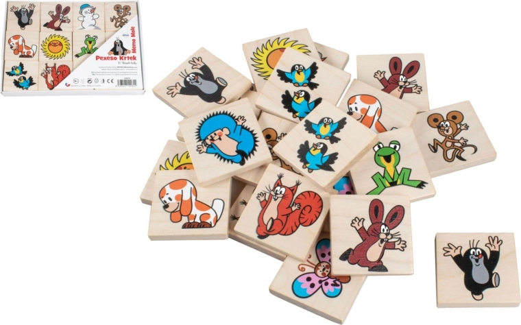 Pexeso KRTEK – joc de societate din lemn
