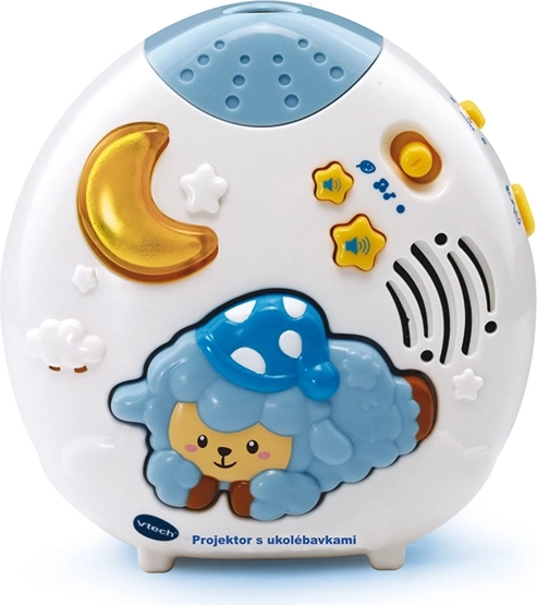Proiector Vtech cu cântece de leagăn și mielușei pe cer