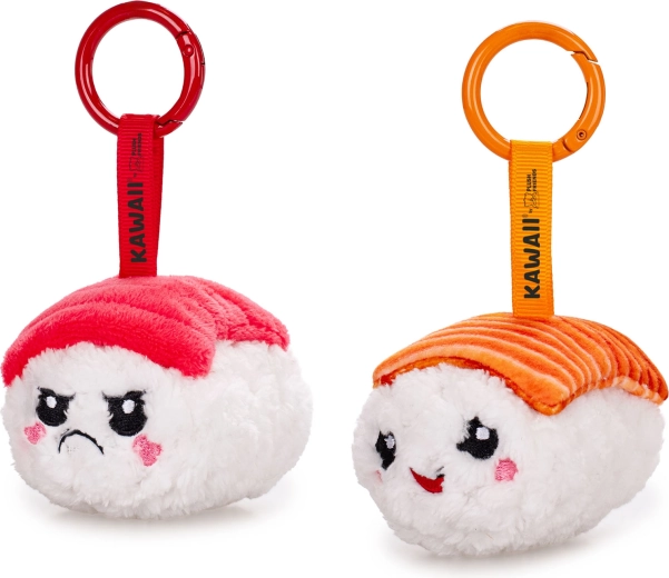 Plush Friends Kawaii breloc de pluș pentru chei sushi nigiri 8 cm - 1 bucată