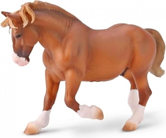 Cal din rasa Breton, roib-deschis – figurină COLLECTA