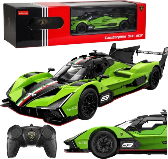 Mașină RC LAMBORGHINI SC63 1:24 verde Rastar