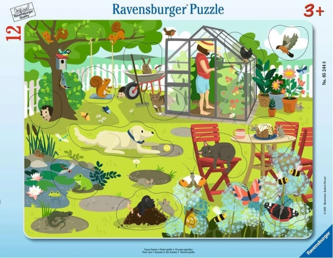 Ravensburger puzzle inserții Grădina noastră 12 piese