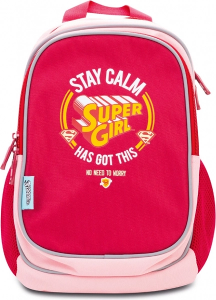 Rucsac preșcolar SUPER GIRL stay calm