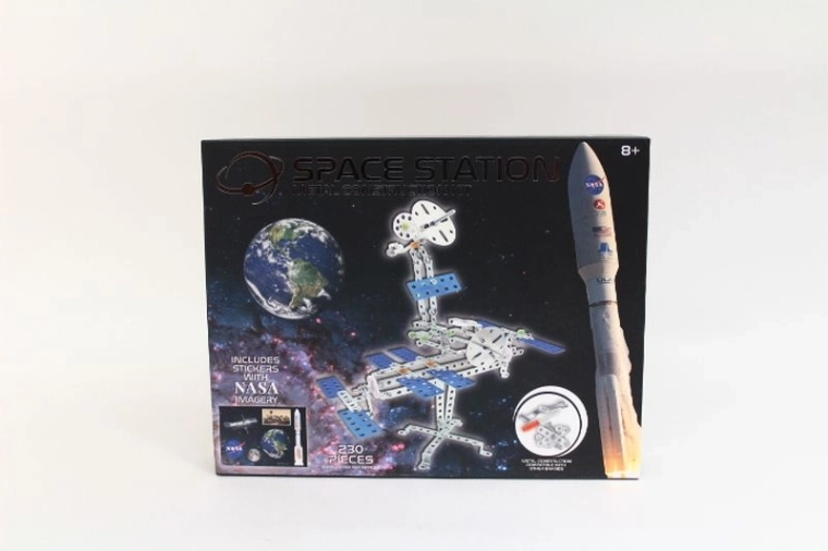 Stație spațială metalică NASA – set de construcție cu 230 de piese