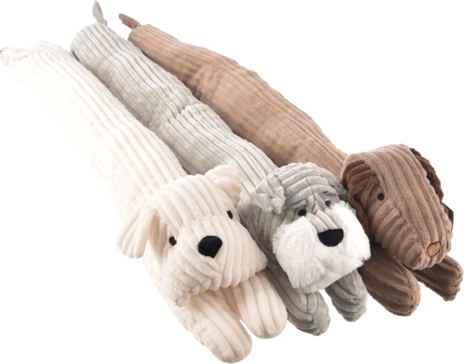 Opritor de curent din pluș – câine 90 cm (mix 3 variante)