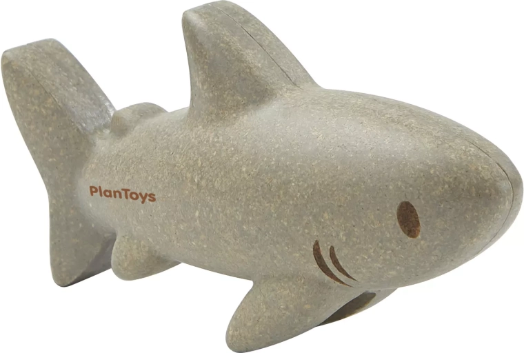 PlanToys figurină din lemn rechin