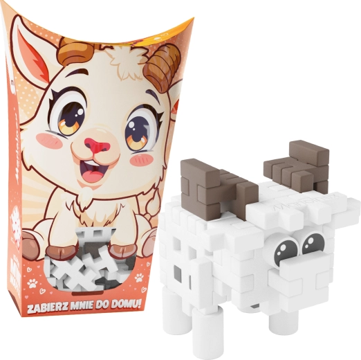 Set de construcție MINI WAFFLE Pocket Pets – ieduț