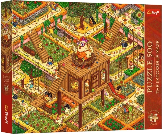 Puzzle Premium Plus 500 de piese – Puișori amuzanți